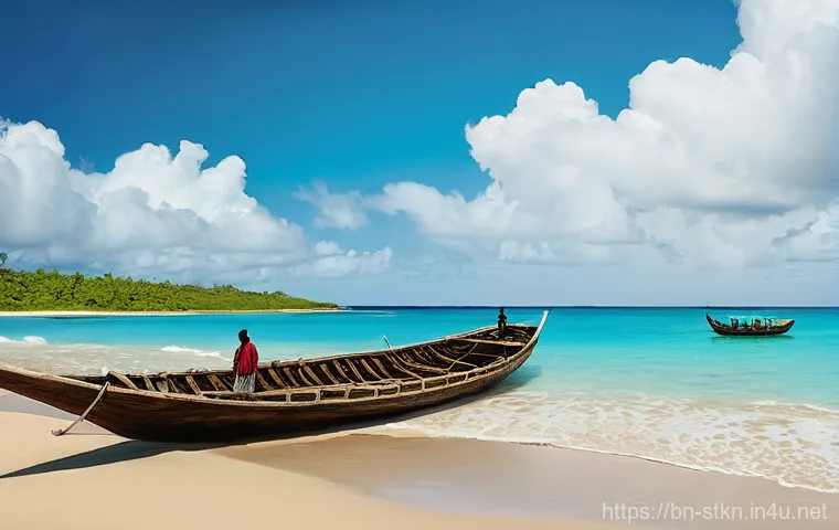 세인트키츠 네비스 힌두교 문화 - **Prompt:** An atmospheric and historically rich depiction of the first Indian indentured laborers a...